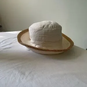 Authentic vintage Hermes Motsch white linen hat Hermes | Accessories | Authentic Vintage Hermes Motsch White  main image 3